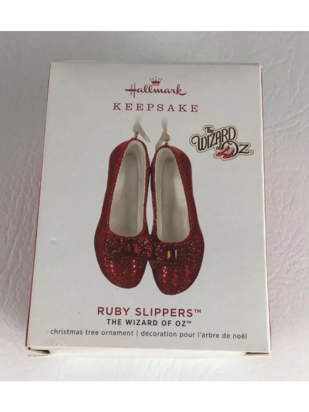 Hallmark Wizard of Oz Ruby Slippers Christmas Ornament Dorothy Shoes New 2019